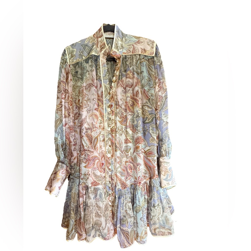 Zimmermann Multicolor Floral Dress